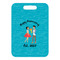 Happy Anniversary Metal Luggage Tag - Front Without Strap