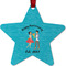 Happy Anniversary Metal Star Ornament - Front