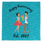 Happy Anniversary Microfiber Dish Towel (Personalized)