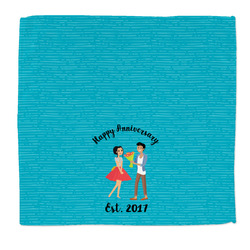 Happy Anniversary Microfiber Dish Rag (Personalized)