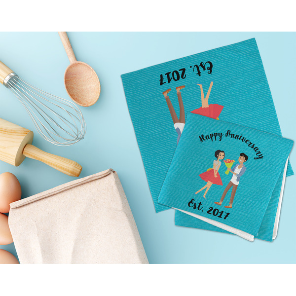 Happy Anniversary Microfiber Dish Rag - LIFESTYLE