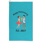 Happy Anniversary Microfiber Golf Towel (Personalized)