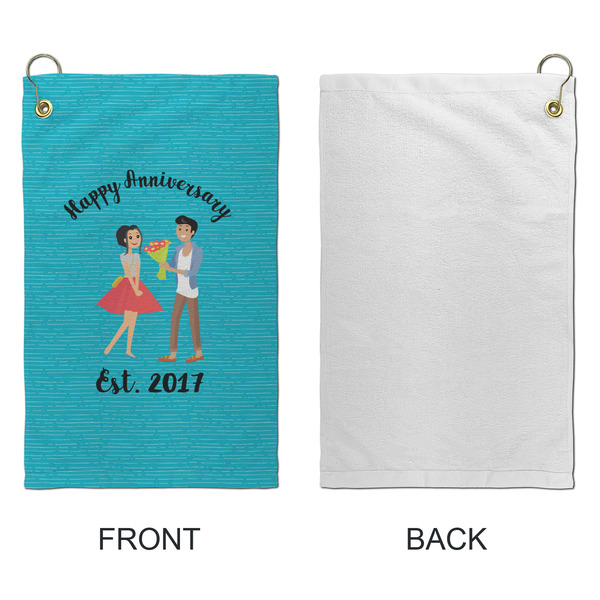 Happy Anniversary Microfiber Golf Towels - Small - APPROVAL