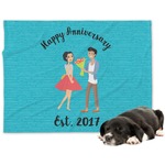 Happy Anniversary Dog Blanket - Regular (Personalized)