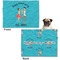 Happy Anniversary Microfleece Dog Blanket - Regular - Front & Back