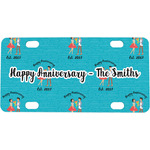 Happy Anniversary Mini / Bicycle License Plate (4 Holes) (Personalized)