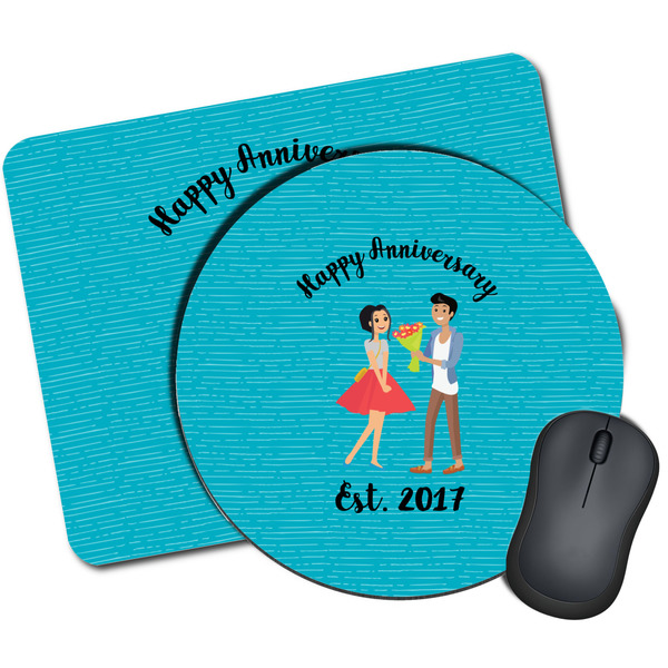 Custom Happy Anniversary Mouse Pad (Personalized)