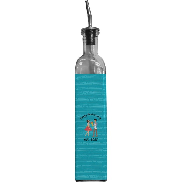 Custom Happy Anniversary Oil Dispenser Bottle (Personalized)