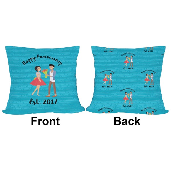 Happy Anniversary Outdoor Pillow - 18x18