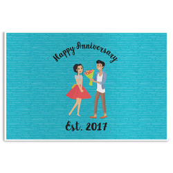 Happy Anniversary Disposable Paper Placemats (Personalized)