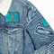 Happy Anniversary Patches Lifestyle Jean Jacket Detail