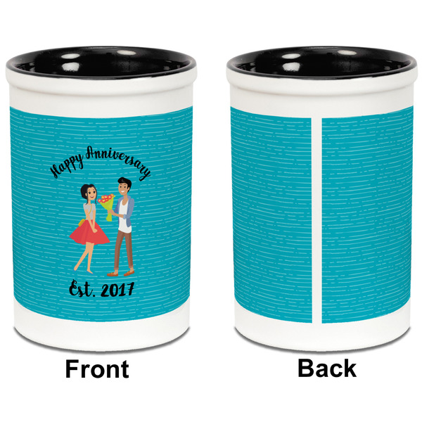 Happy Anniversary Pencil Holder - Black - approval