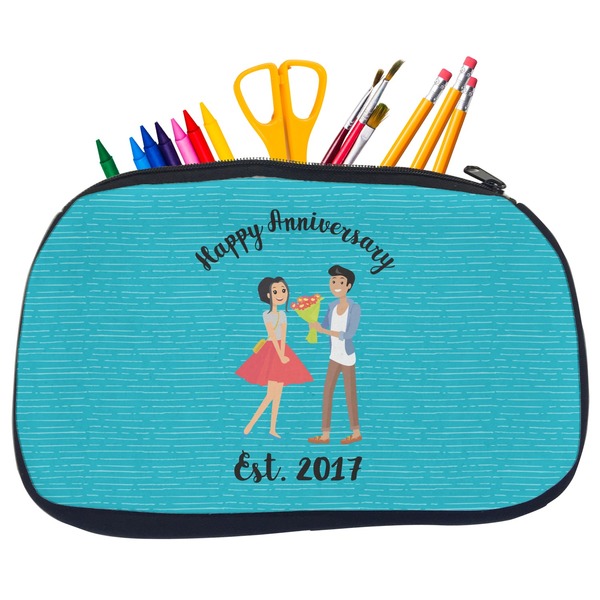 Happy Anniversary Pencil / School Supplies Bags - Medium