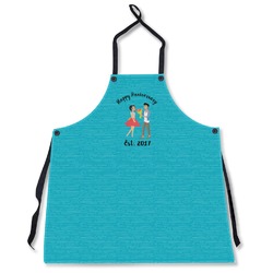 Happy Anniversary Apron Without Pockets w/ Couple's Names