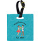 Happy Anniversary Personalized Square Luggage Tag