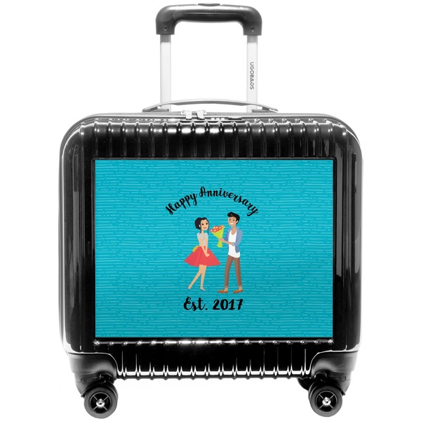 Custom Happy Anniversary Pilot / Flight Suitcase (Personalized)