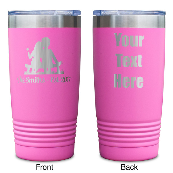 Happy Anniversary Pink Polar Camel Tumbler - 20oz - Double Sided - Approval
