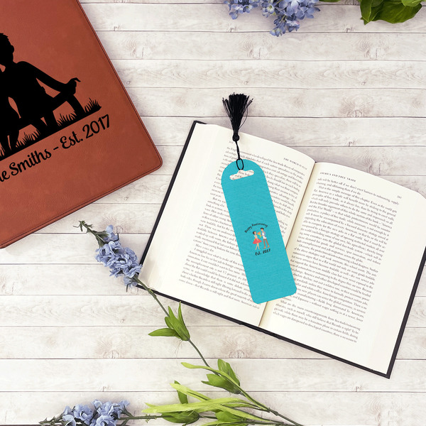 Happy Anniversary Plastic Bookmarks - In Context