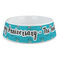 Happy Anniversary Plastic Dog Bowl - Large (Personalized)