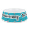 Happy Anniversary Plastic Dog Bowl - Medium (Personalized)