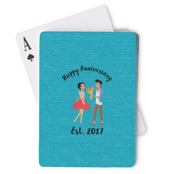 Happy Anniversary Playing Cards (Personalized)