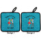 Happy Anniversary Pot Holders - Set of 2 APPROVAL