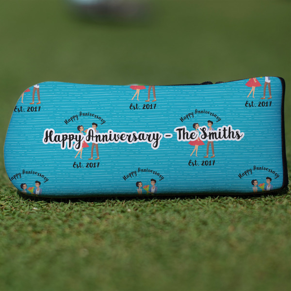 Custom Happy Anniversary Blade Putter Cover (Personalized)