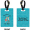 Happy Anniversary Rectangle Luggage Tag (Front + Back)