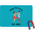 Happy Anniversary Rectangular Fridge Magnet (Personalized)