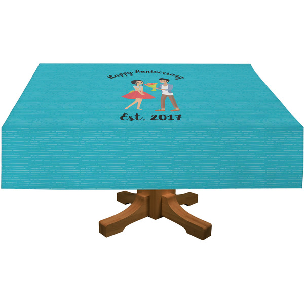 Happy Anniversary Rectangular Tablecloths (Personalized)