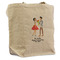 Happy Anniversary Reusable Cotton Grocery Bag - Front View