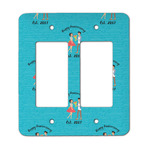 Happy Anniversary Rocker Style Light Switch Cover - Two Switch (Personalized)