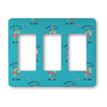 Happy Anniversary Rocker Style Light Switch Cover - Three Switch (Personalized)