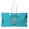 Happy Anniversary Large Rope Tote Bag - Front View
