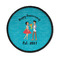 Happy Anniversary Iron On Round Patch w/ Couple's Names