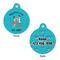 Happy Anniversary Round Pet ID Tag - Large - Approval