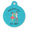 Happy Anniversary Round Pet ID Tag (Personalized)