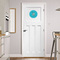 Happy Anniversary Round Wall Decal on Door