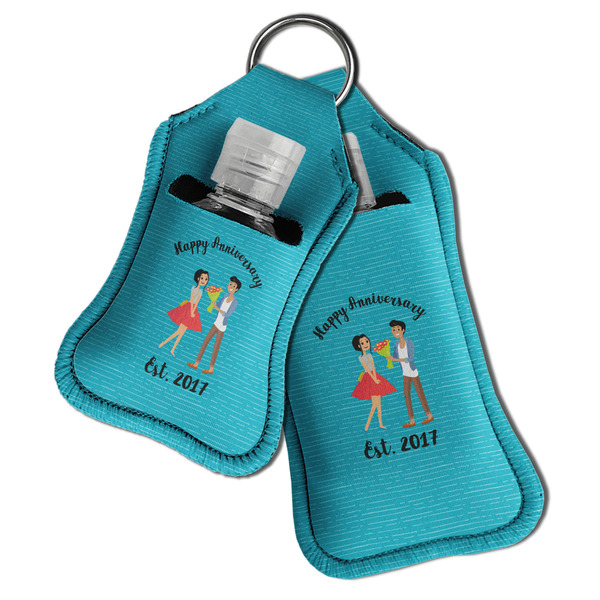 Happy Anniversary Sanitizer Holder Keychain - Both in Case (PARENT)