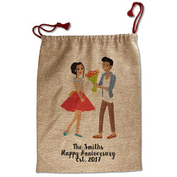 Happy Anniversary Santa Sack - Front (Personalized)