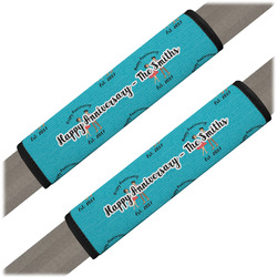 Happy Anniversary Seat Belt Covers (Set of 2) (Personalized)