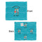 Happy Anniversary Security Blanket - Front & Back View