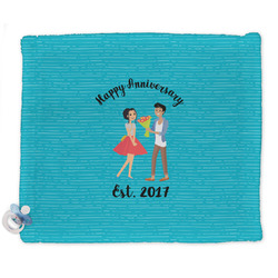 Happy Anniversary Security Blanket - Single Sided (Personalized)