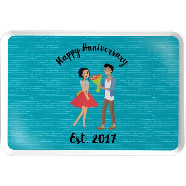 Custom Happy Anniversary Serving Tray (Personalized)