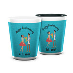 Happy Anniversary Ceramic Shot Glass - 1.5 oz (Personalized)