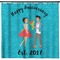 Happy Anniversary Shower Curtain (Personalized) (Non-Approval)