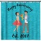 Happy Anniversary Shower Curtain - Custom Size (Personalized)