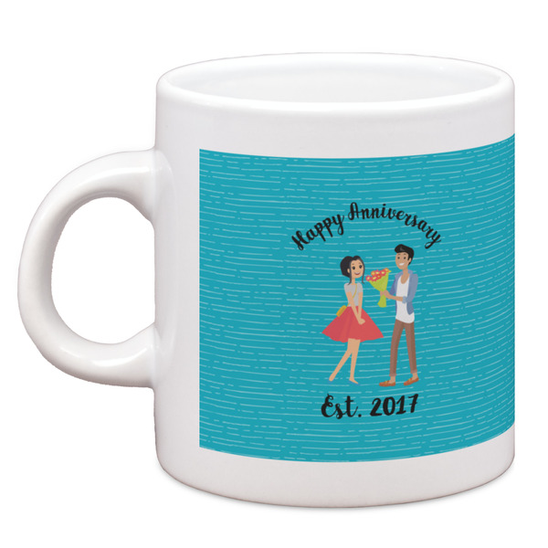 Custom Happy Anniversary Espresso Cup (Personalized)