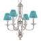Happy Anniversary Small Chandelier Shade - LIFESTYLE (on chandelier)