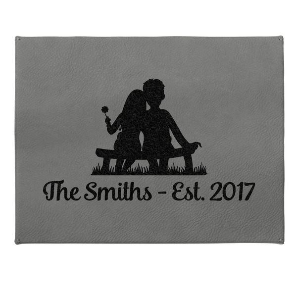 Happy Anniversary Small Engraved Gift Box with Leather Lid - Approval